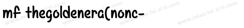 mf thegoldenera(nonc字体转换